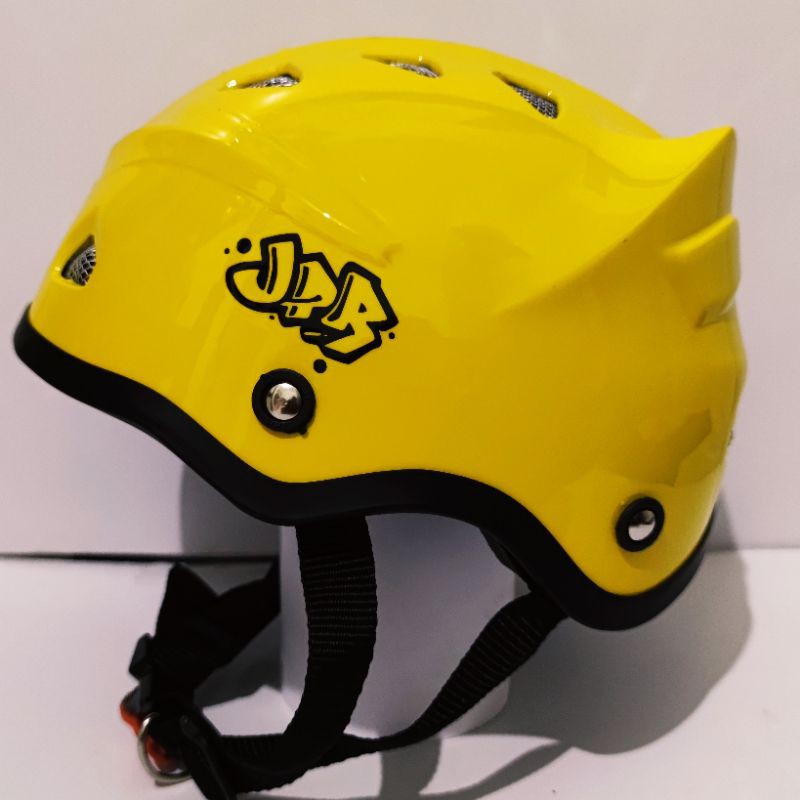 Helm Sepeda JPR Bike Skate 02 Solid Yellow By JPX Helmet
