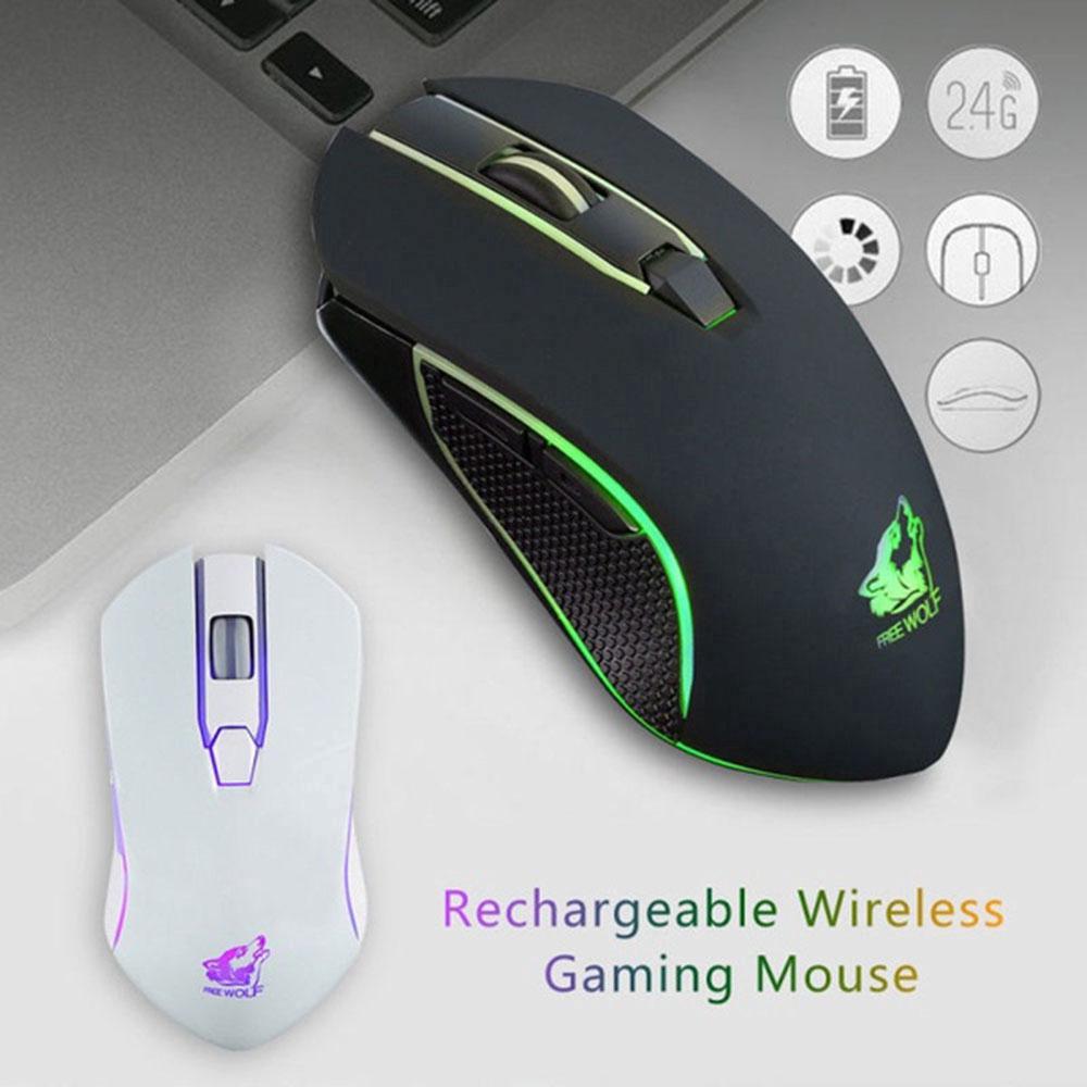 X9 Mouse Gaming Optical Wireless USB Rechargeable dengan