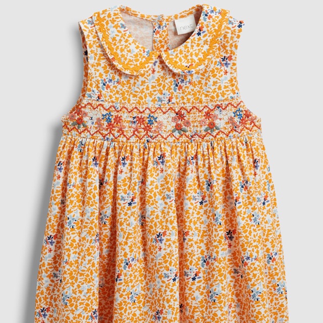 Preloved Next UK baby smocked dress