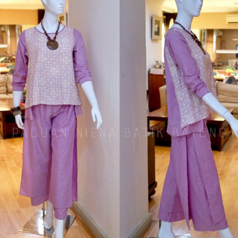 Niena Ungu Motif Kawung