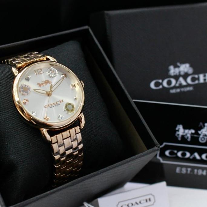 Jual Jam Tangan Coach Rosegold 35mm Original Shopee Indonesia