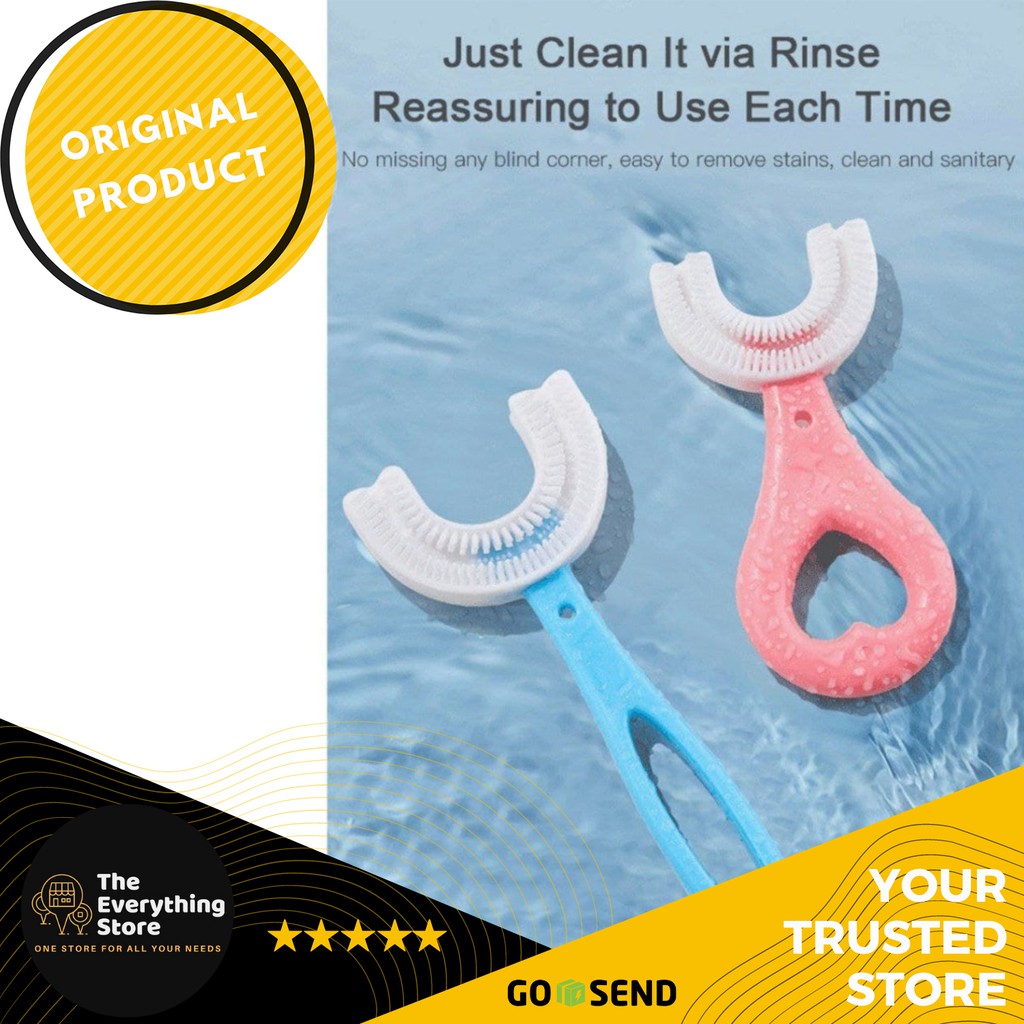 Sikat Gigi Anak Berbentuk U Untuk Pembersihan Menyeluruh 360°