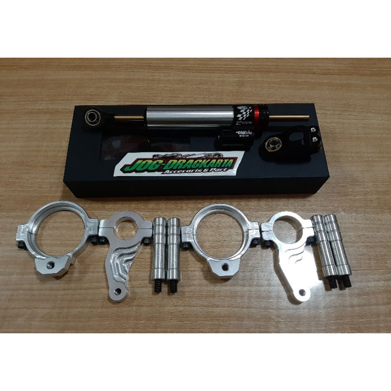 Stabiliser MATRIS pendek polos paket Breket Stabiliser as 26 dan as 33 pnp ninja r ss & rr new old