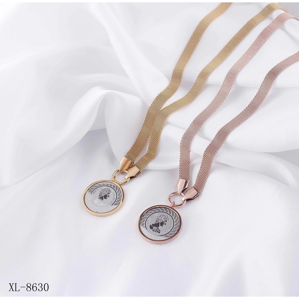 Set Titanium Perhiasan Kalung/Gelang Permata Fashion Jewellery 8630,3204
