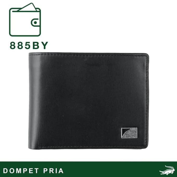 -SIAP KIRIM- CROCODILE 885BY DOMPET PRIA MEN WALLET LEATHER KULIT ORIGINAL - HITAM
