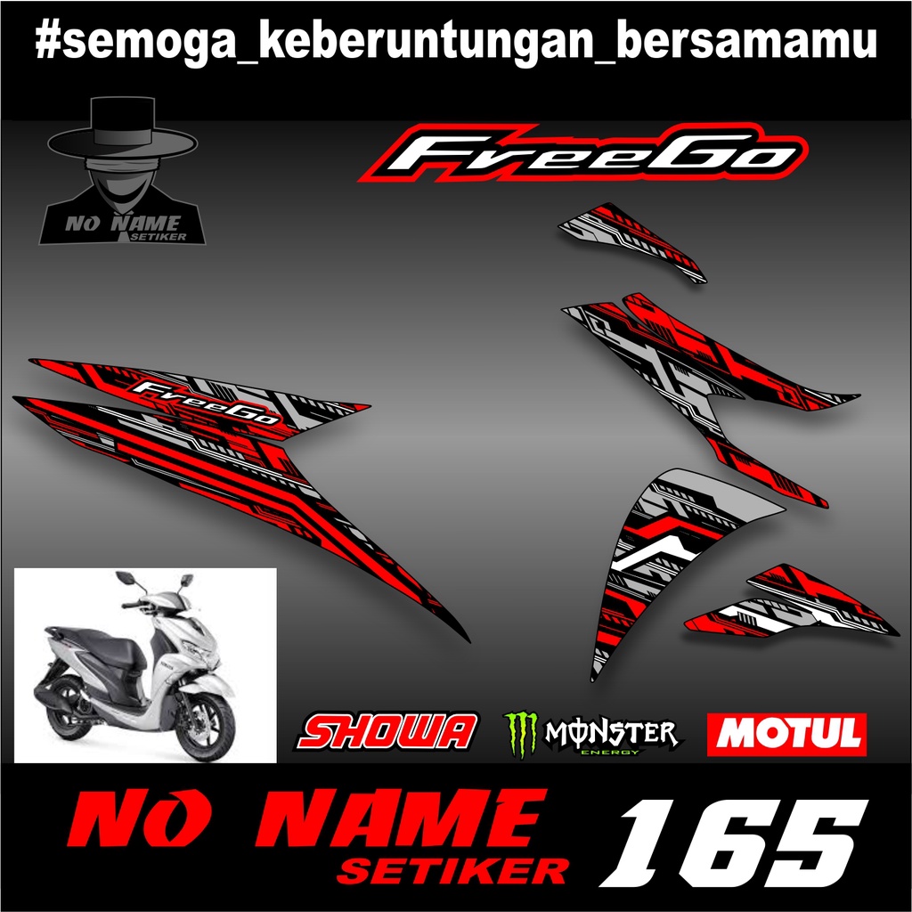 Striping FreeGo (165) 2017 2018 2019 2020 2021 stiker sticker setiker