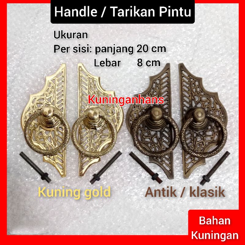 handle pintu rumah antik handle pintu klasik kuningan handle tarikan pintu rumah