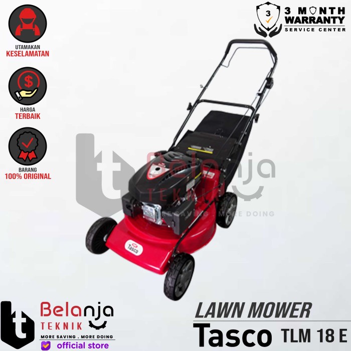Tasco Mesin Potong Rumput Dorong TLM 18 E Lawn Mower TLM18E OTOMATIS
