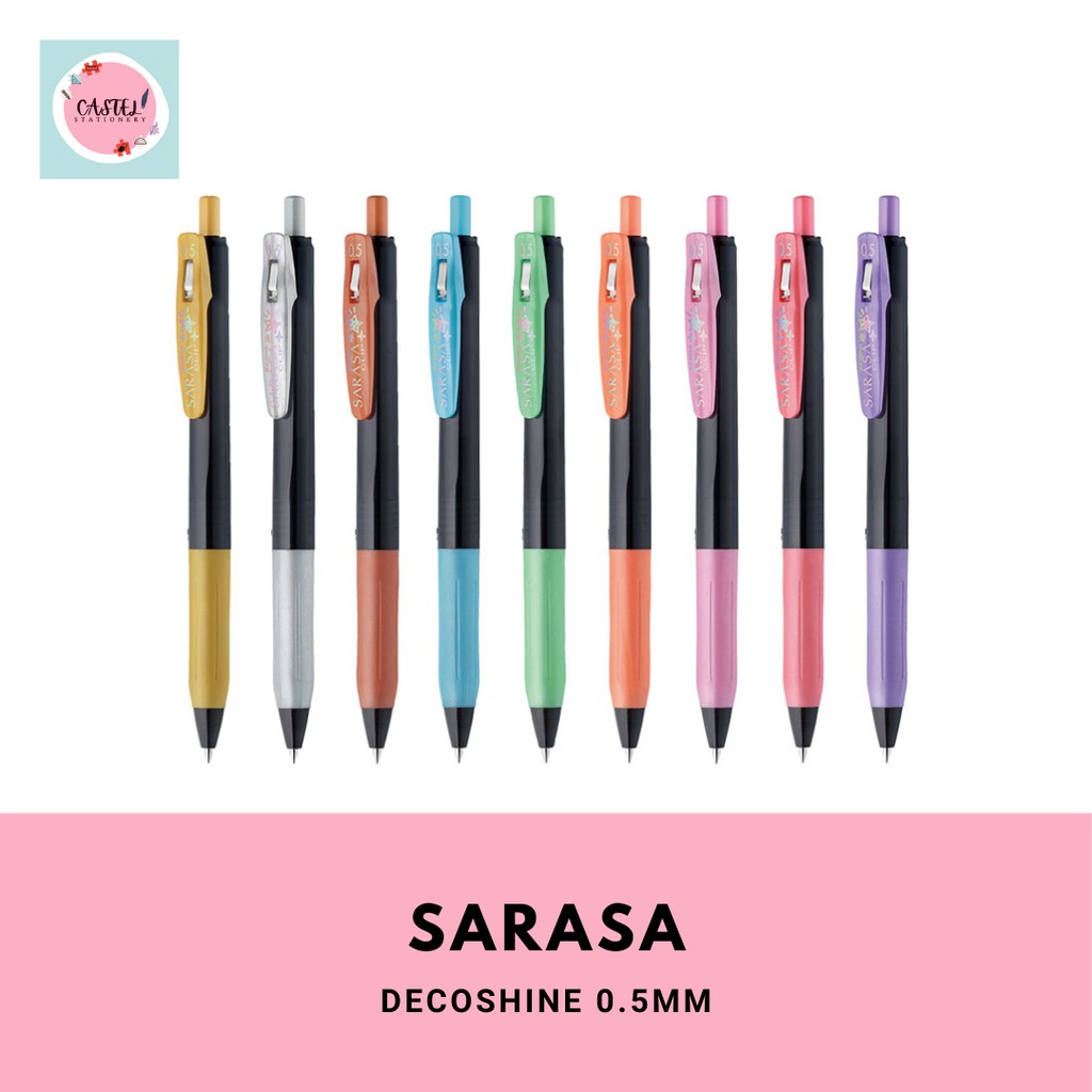

Zebra Sarasa Deco Shine Gel Metallic 0.5 mm Decoshine Pen