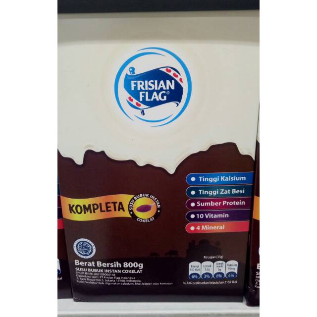 Susu anak Frisian Flag cokelat 800gr