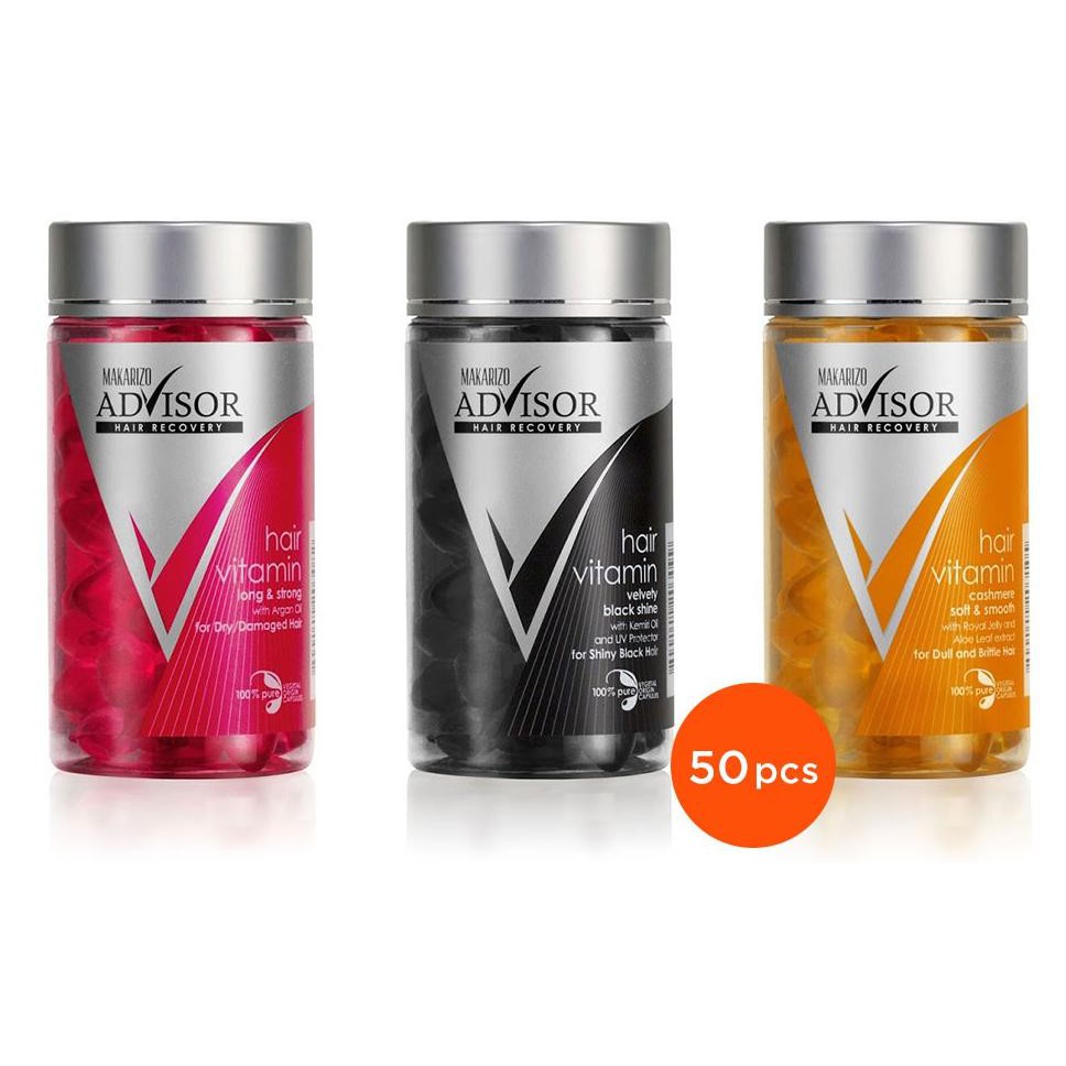  MAKARIZO  Advisor Hair Recovery Vitamin  vitamin  rambut  Jar 