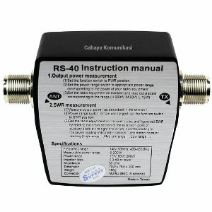 SWR Meter Nissei RS 40 VHF UHF  100   500Mhz  Terlaris