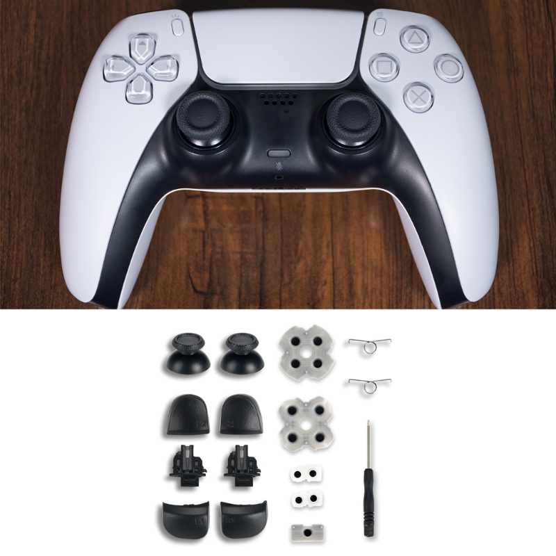 Vivi L1-R1 L2-R2 Trigger-Buttons 3D Analog Joystick Thumb Stick-Cap Karet Konduktif