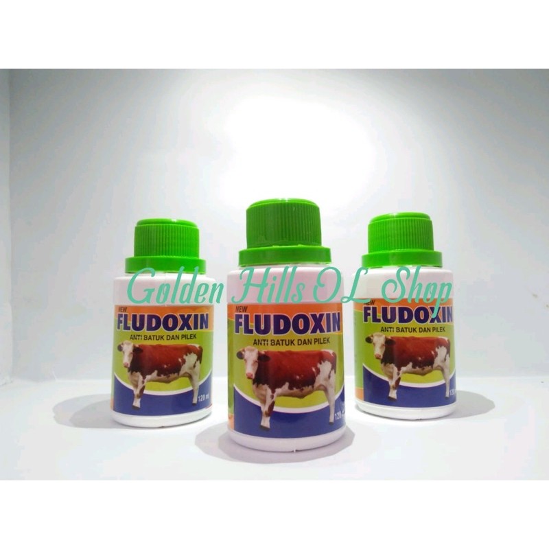 Fludoxin 120 ml Obat flu untuk sapi kambing obat flu ternak