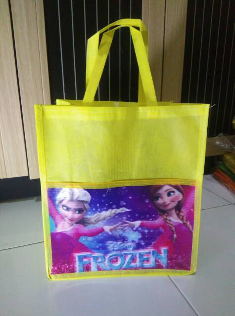 Tas ulang tahun frozen 2 kantong