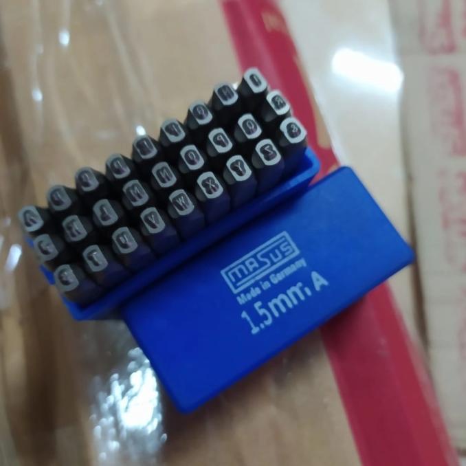 

MASUS Germany Huruf Ketok 1.5mm Stamp Punch Letter A - Z