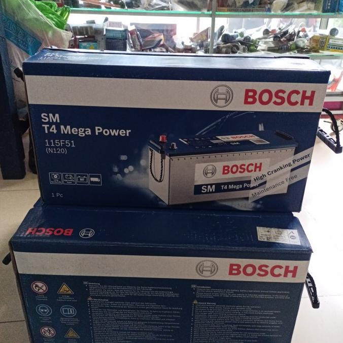 Aki Fuso/ Aki Truk/ Aki Genset/ Bosch MF N120/ 12v 120Ah/ 115F51