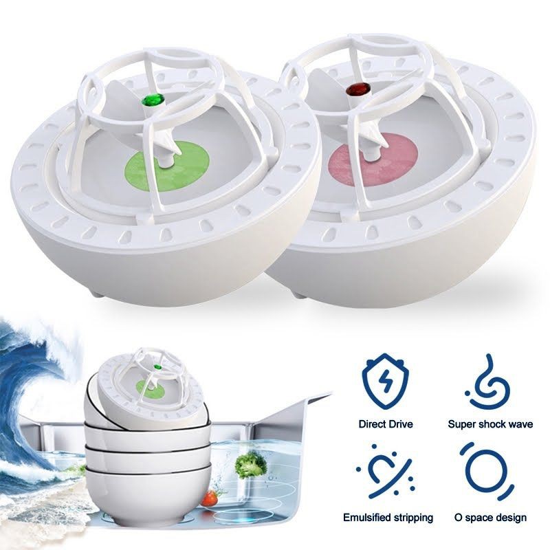 Mesin Cuci Piring Mini Portable Ultrasonic Turbin Dish Washer