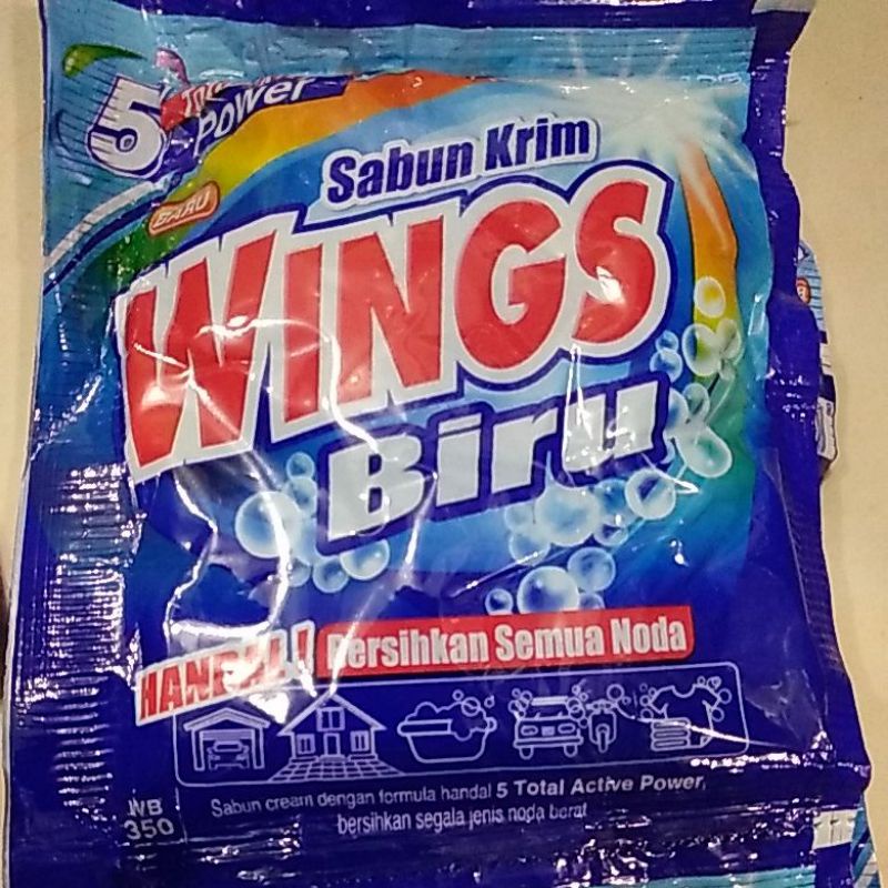 Sabun Krim Wings Biru 900 500 350