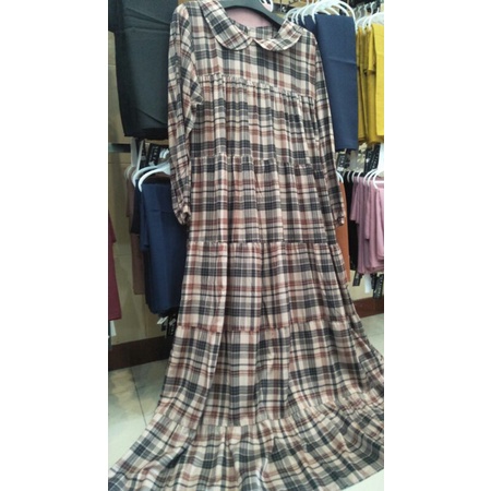 GAMIS RAYON PREMIUM MOTIF KOTAK