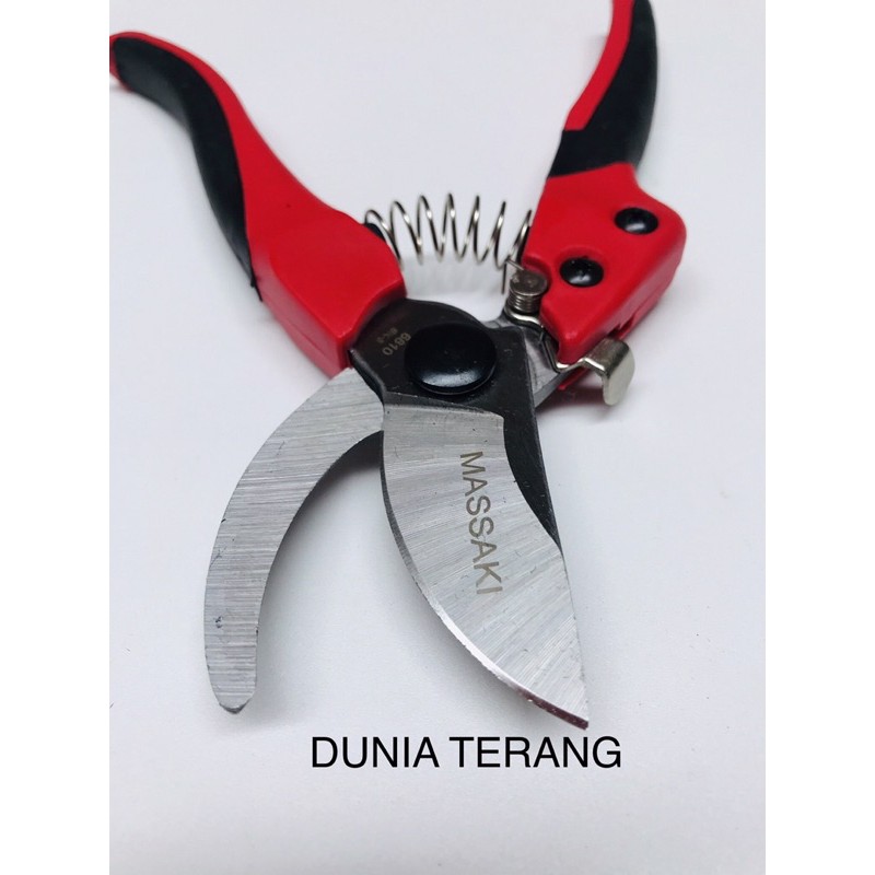 Gunting Dahan MASSAKI 6810 - Gt Bunga Ranting Tanaman Kebun masaki