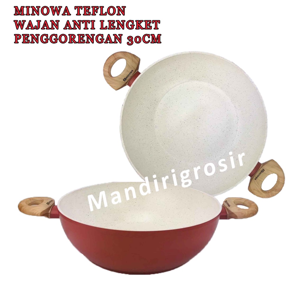 Teflon Marble * Minowa * Wajan Anti Lengket * Penggorengan