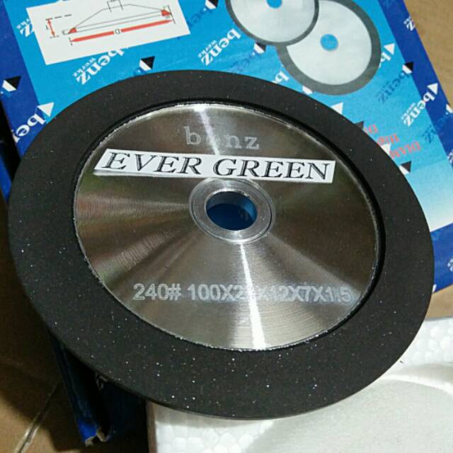 DIAMOND GRINDING WHEEL DISC BLADE 4 " . Batu Asah Mata Pisau TCT Widia Pahat Bubut Bor Sugu Planer