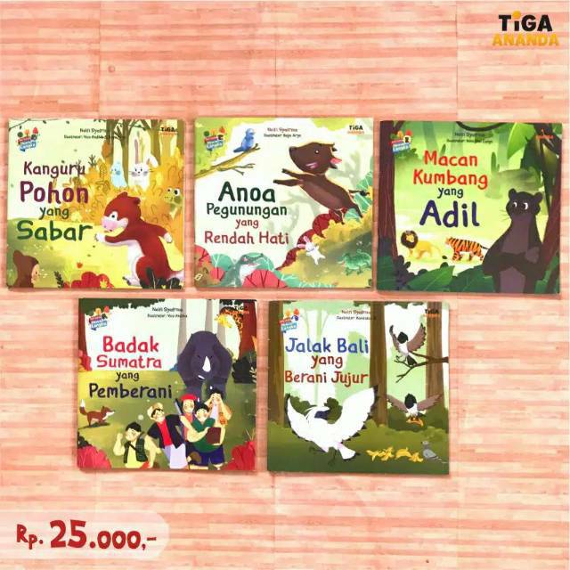 Jual Buku Cerita Anak Seri Cerita Hewan Langka - Buku Anak | Shopee