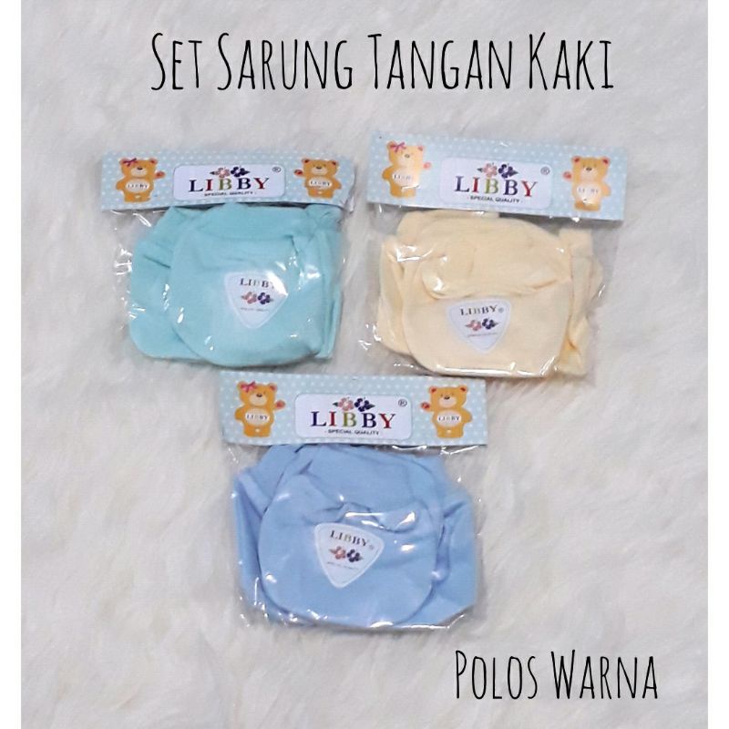 Libby dan Velvet-Sarung Tangan &amp; Kaki Bayi NB/Pakaian bayi baru lahir