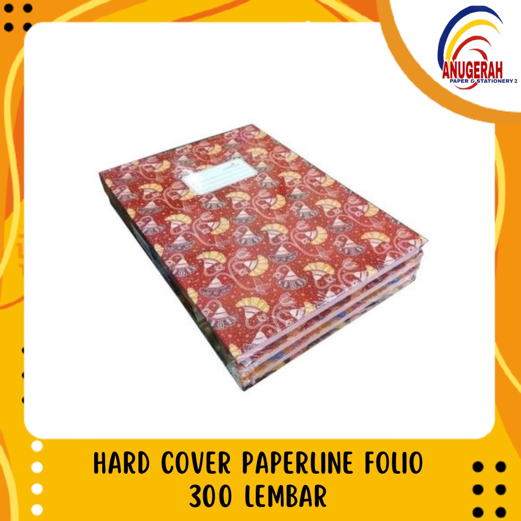 

HARD COVER PAPERLINE FOLIO 300 LEMBAR (PCS)