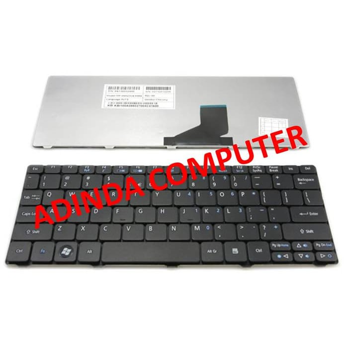 Keyboard Acer 521 522 532 532H 532G ZE6 AOZE6 AO532H AO521 AO522 AO533