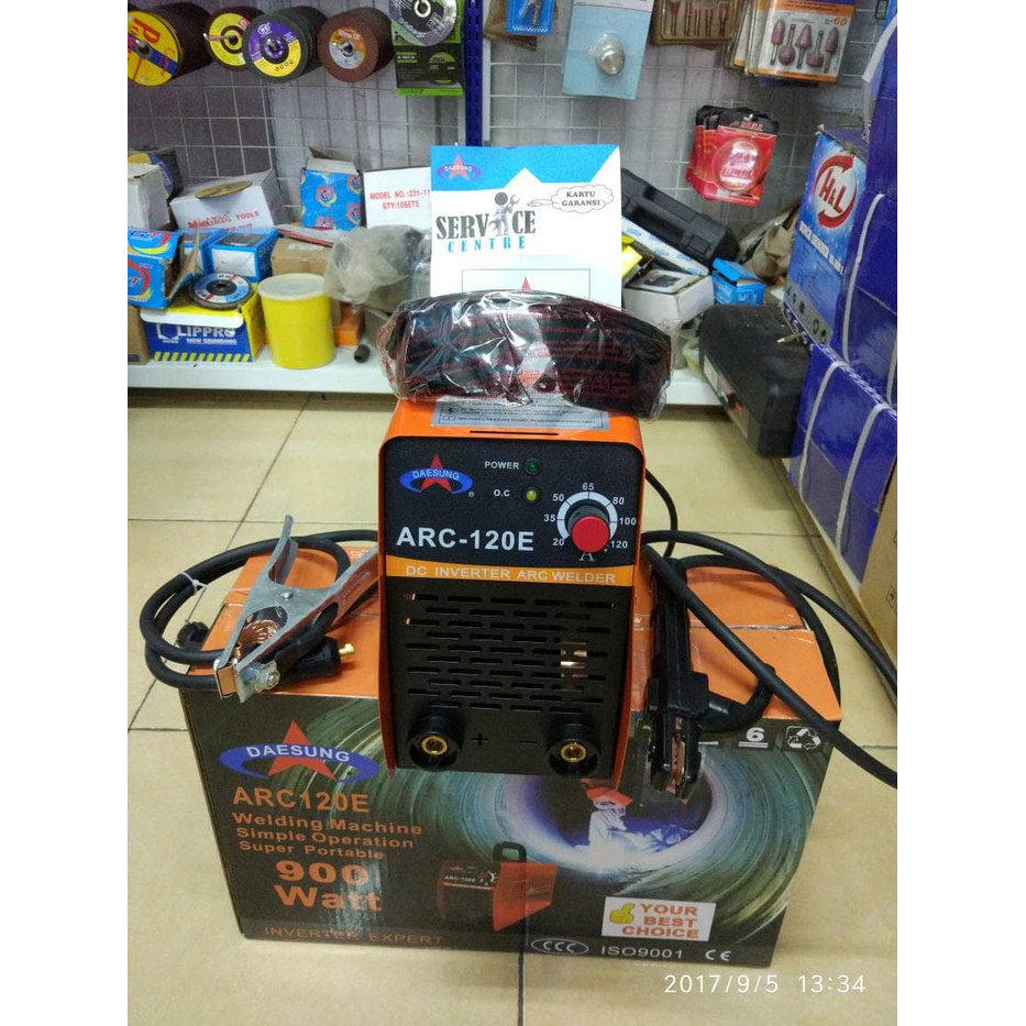 Mesin Travo Las Inverter 900 Watt Daesung ARC-120E