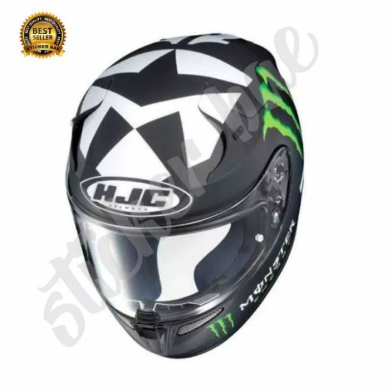 stiker helm hjc RPHA ben 10 stiker cutting set untuk helm full face polos