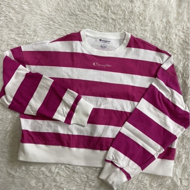 SWEATSHIRT CHAMPION PINK PUTIH