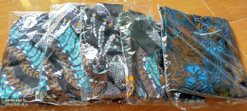 M, L, Xl, Xxl, Xxxl Blouse Batik Wanita Atasan Batik Wanita Jumbo Batik Pekalongan Murah Grosir