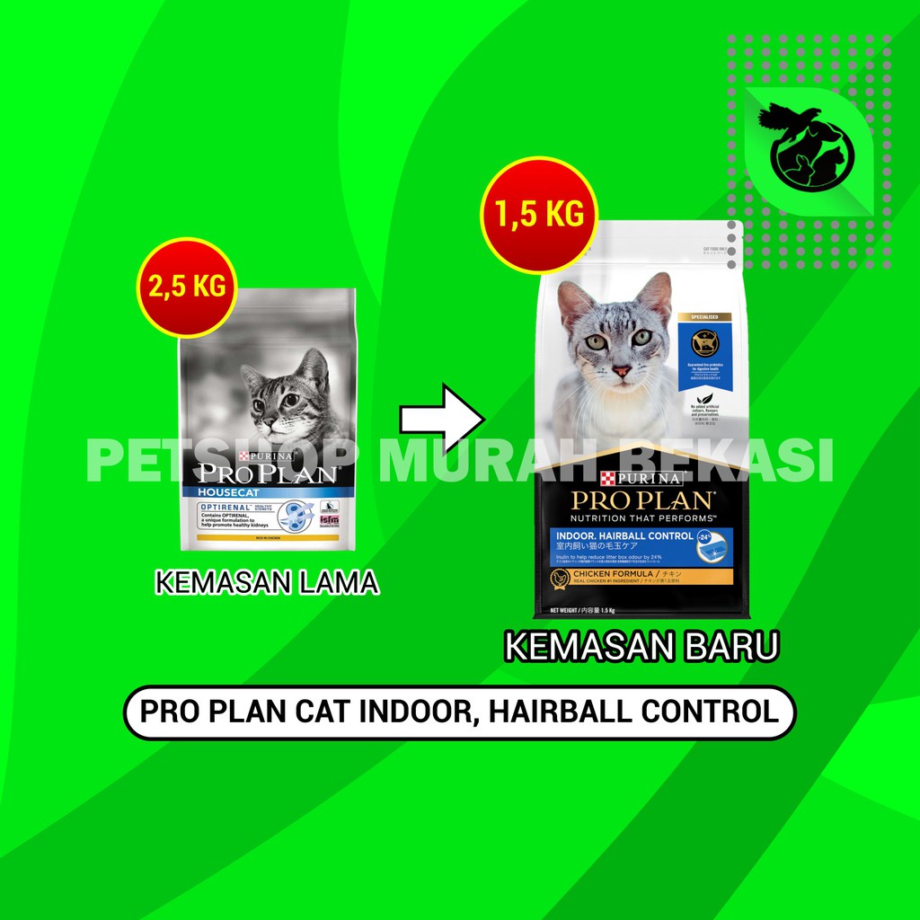 Makanan Kucing Pro Plan Adult House Cat 1.5 Kg