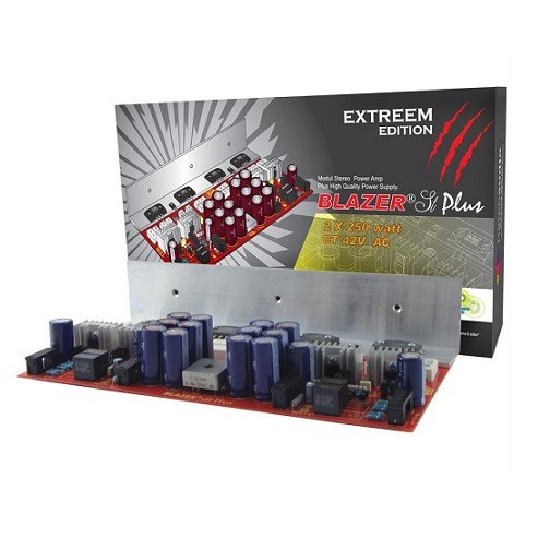 Kit Power Amplifier Blazer 2x250w ( 500W ) Stereo Blazer 2X250W BGR Bell ST Plus