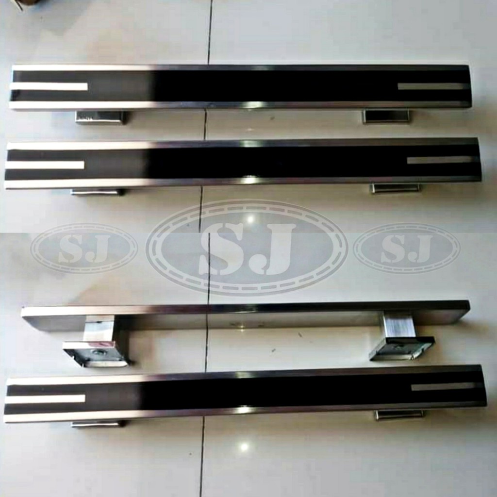 satu set gagang pintu rumah 60cm / 80cm minimalis handle tarikan pegangan pintu stainless termurah