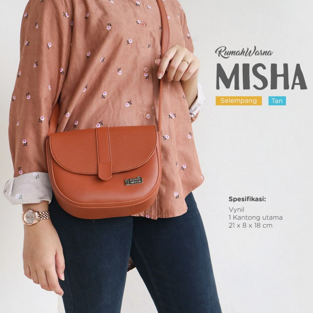Tas Selempang Wanita Misha Rumah Warna