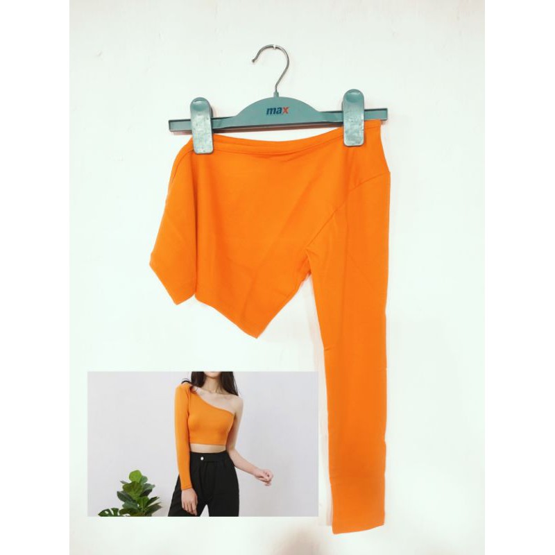 Tarzan Crop Top T-Shirt Orange - Size L