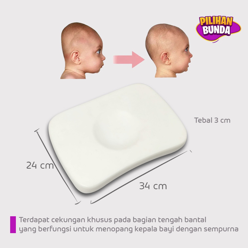 Bantal Peang Bayi / Bantal Peyang Bayi Memory Foam