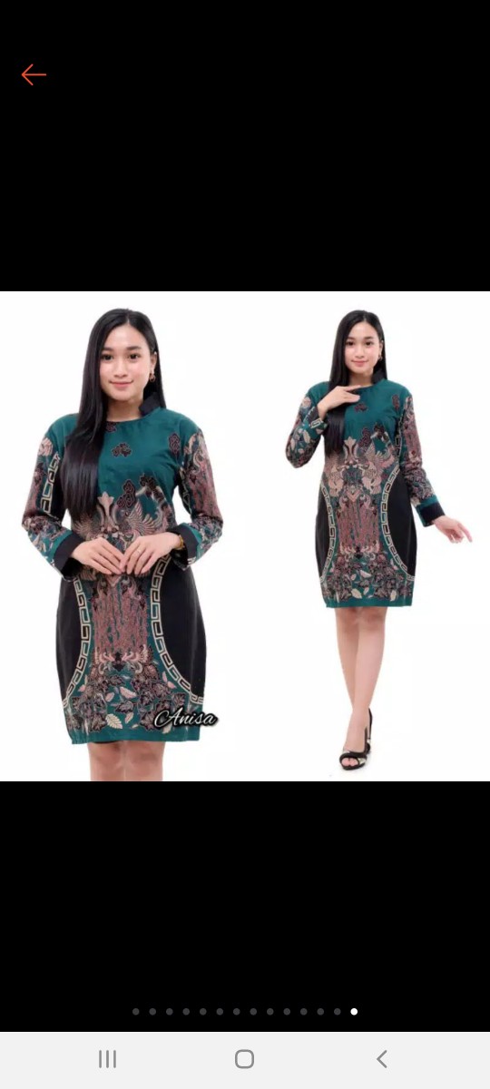 Maura Couple - Sania Ruflle Batik Couple Ori Ndoro Jowi Garansi Termurah Shopee - Modern Batik Solo