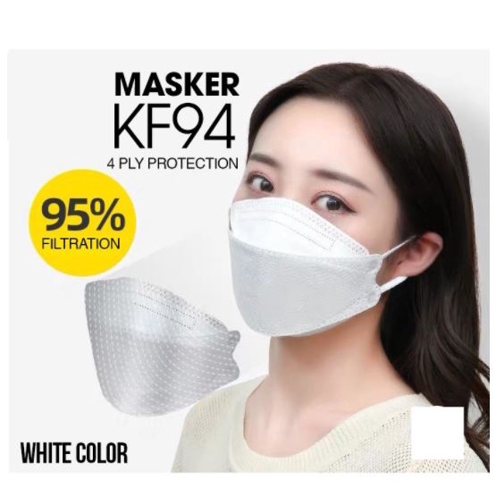 Masker medis KF94 - 4ply 3D Mask KF94 Premium 100% ORIGINAL harga pabrik
