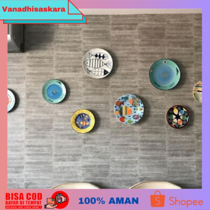 (BISA COD) GANTUNGAN KAWAT 8"-16" HIASAN DINDING STAINLESS STEEL UNTUK PIRING - 10"