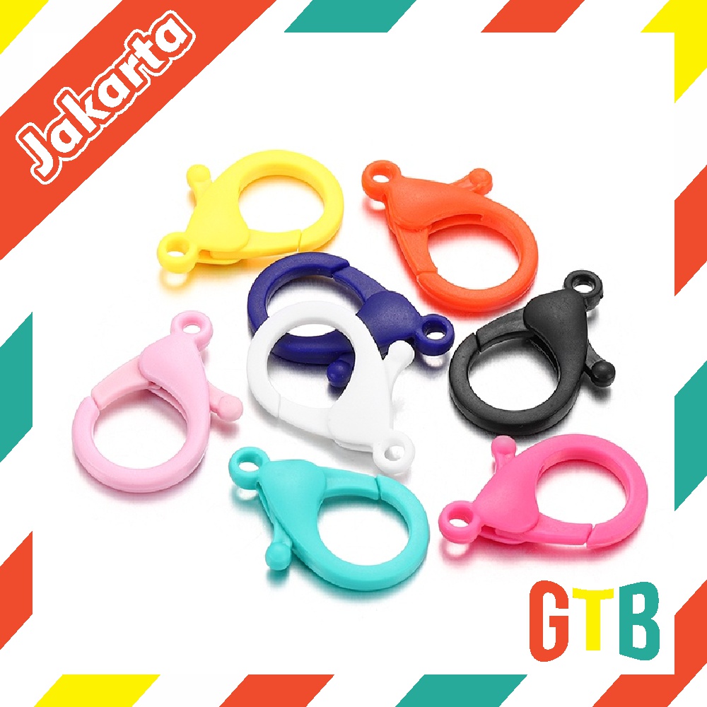 ❤GTB❤ Kokot Udang Kait Lobster Besar Plastik Pengait Kalung Strap Masker R502