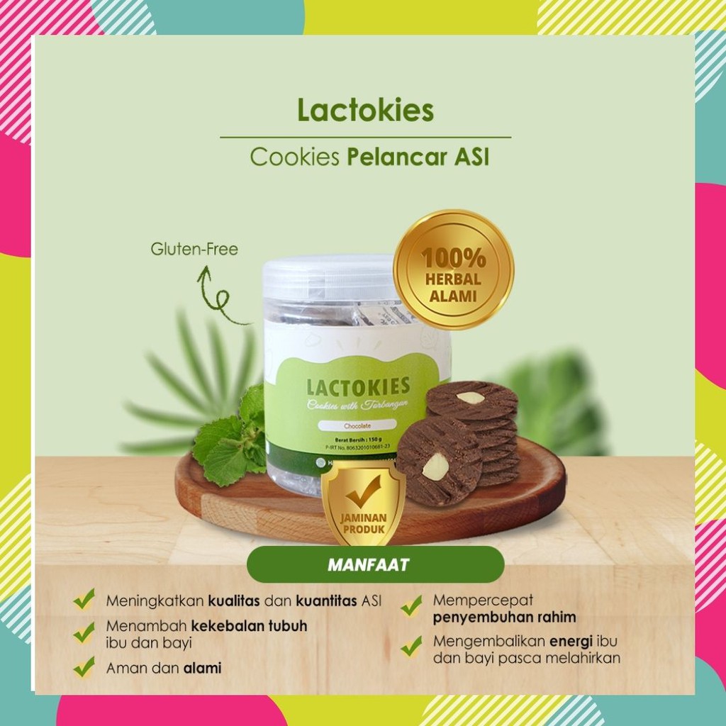 

'Cemilan Snack Herbal !!! LACTOKIES COOKIES makanan minuman Pelancar ASI Ibu Booster Torbongun