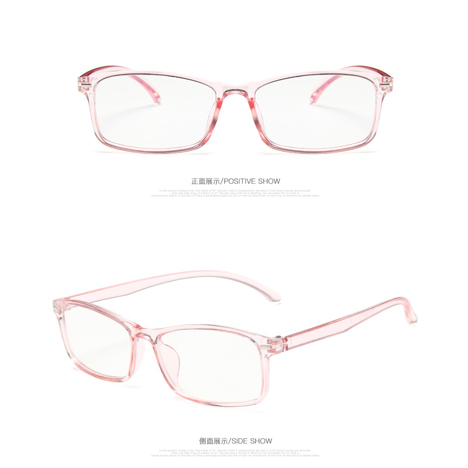 Whole sale shades Anti-blue Light Anti-radiation Glasses Frame Female Thin Flat Glasses aesthetic shades