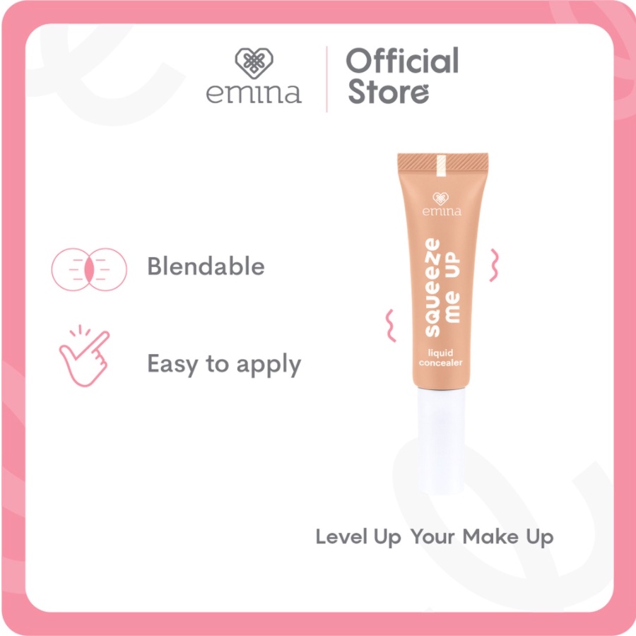 ❤ RATU ❤ Emina Squeeze Me Up Series Make Up | Mascara Lip Cream Liquid Concealer Lip Gloss (✔️BPOM) Halal