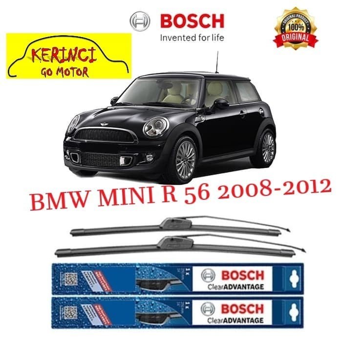 WIPER BOSCH CLEAR ADVANTAGE BMW MINI R56 2008-2012 18&quot; &amp; 18&quot; SEPASANG