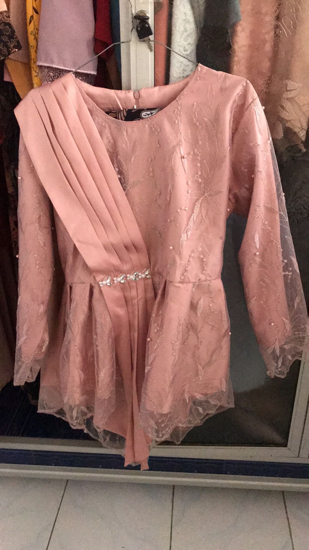 Maura Couple - Sania Ruffle Batik Couple Ori Ndoro Jowi Dnt Garansi